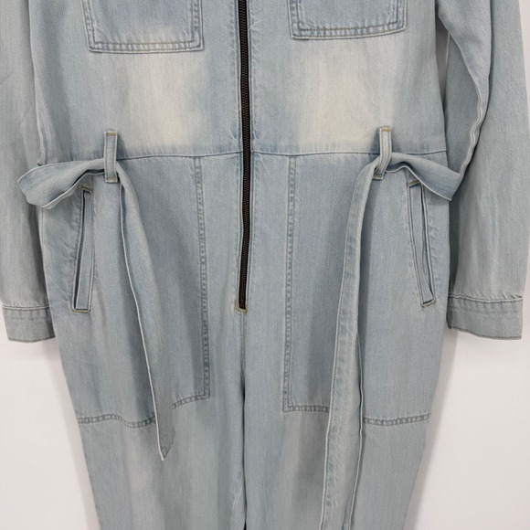 ONE TEASPOON ANGEL CLAUDIA OVERALL DENIM JUMPSUIT XS NWT - Picture 9 of 14